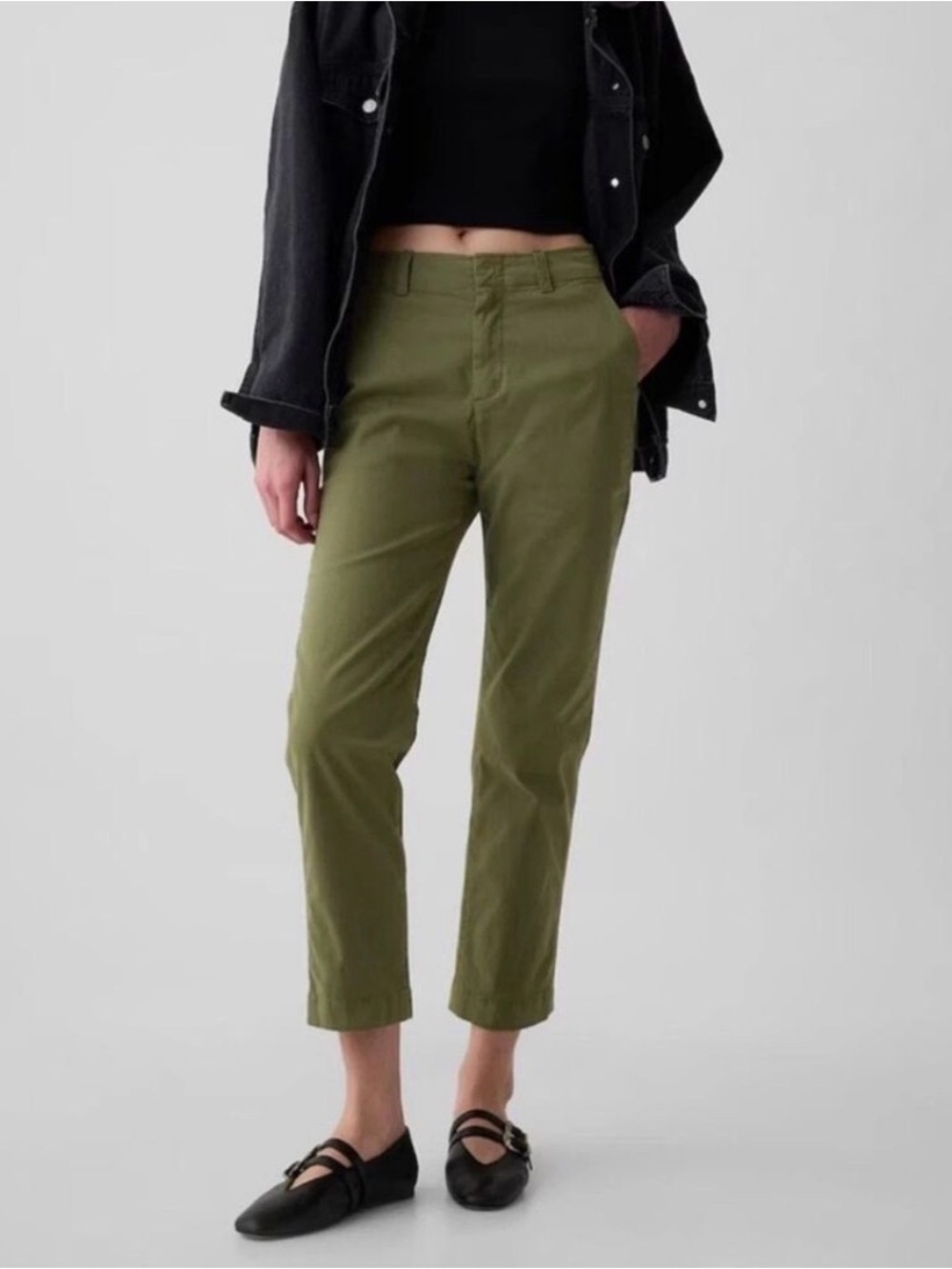 Gap Olive Green Downtown Khakis